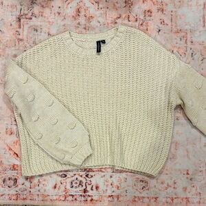 Moon & Madison Cozy Cream Knit Sweater